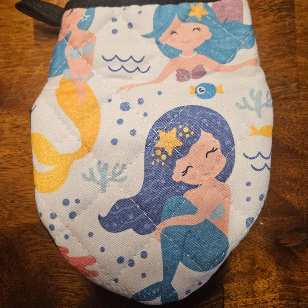 Mermaid Single Mini Oven Mitt Pot Pan Holder